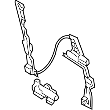 Lincoln Window Regulator - GD9Z-5423201-B