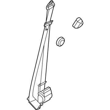 Ford HC2Z-15611B08-BC Seat Belt Assembly