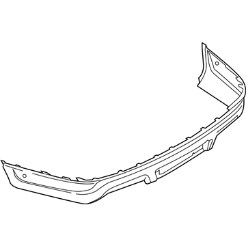 Ford Explorer Bumper - JB5Z-17F828-CA