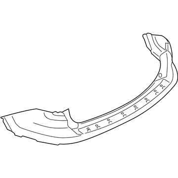 2018 Ford Police Interceptor Utility Bumper - JB5Z-17K835-ACPTM