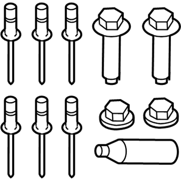 Mercury 6E5Z-5019-A Engine Cradle Repair Kit
