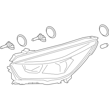 2020 Ford Escape Headlight - LJ6Z-13008-C