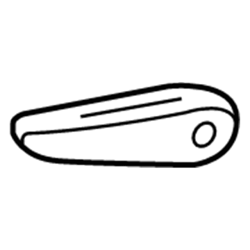 Ford 3F2Z-17644A23-BAA Armrest, Center Driver Side