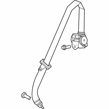 Ford PC3Z-26611B60-AA Center Seat Belt