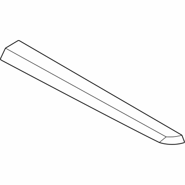Ford NZ6Z-6029038-B Rail Trim, Radiant Red, Passenger Side
