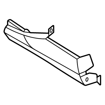 Ford NZ6Z-60101A04-A Rocker Molding, Rear Passenger Side