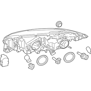 2017 Ford Transit Connect Headlight - DT1Z-13008-R