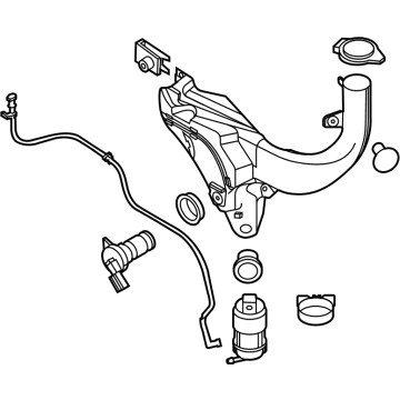 Ford Washer Reservoir - ML3Z-17618-C
