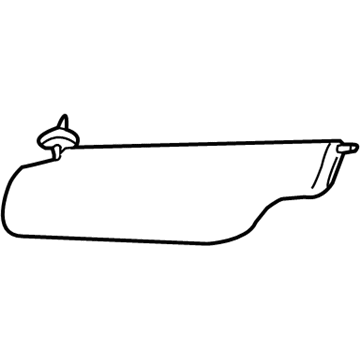 Ford F-250 Sun Visor - F85Z-1504105-DAB