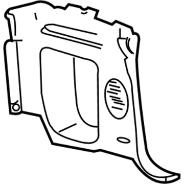Ford XL3Z-18278D13-AAC Corner Trim