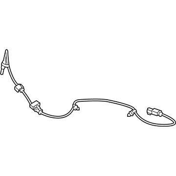 Ford BT4Z-2C190-A ABS Sensor, Rear Passenger Side