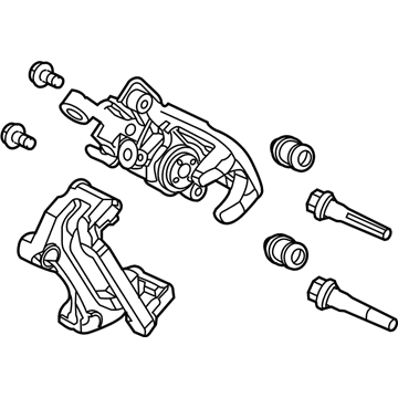 Ford 6E5Z-2552-C Caliper, Rear Passenger Side