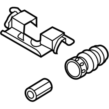 Ford 6U2Z-2321-E Caliper Support Mount Kit, Front