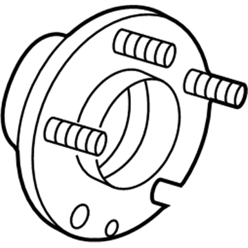 Ford 6E5Z-1104-AB Hub Assembly, Rear