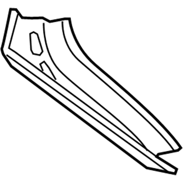 Ford CJ5Z-7845140-B Rear Trim, Passenger Side
