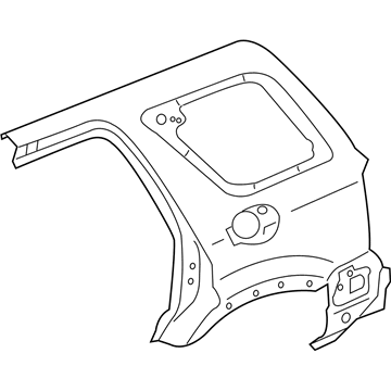Mercury 8L8Z-7827841-B Quarter Panel