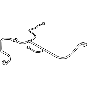 Ford Special Service Police Sedan Fuel Filler Hose - DG1Z-9C047-B