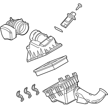 Mercury AE5Z-9600-E Air Cleaner Assembly