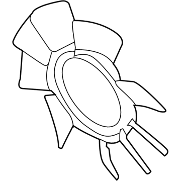 Ford LC3Z-8600-B Fan Blade
