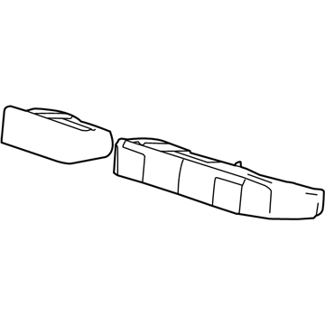 Ford 7L3Z-1663805-BC Seat Cover, Rear Driver Side