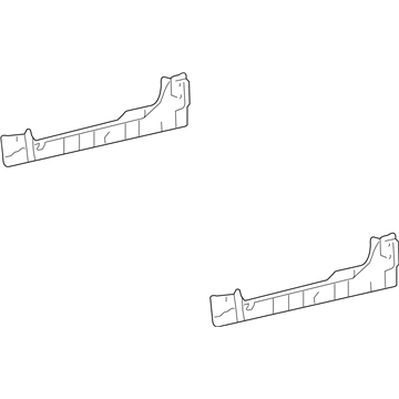 Ford 4L3Z-1510111-BA Floor Side Rail, Driver Side