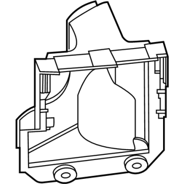 Ford LB5Z-14D189-A Blind Spot Radar Mount Bracket, Passenger Side