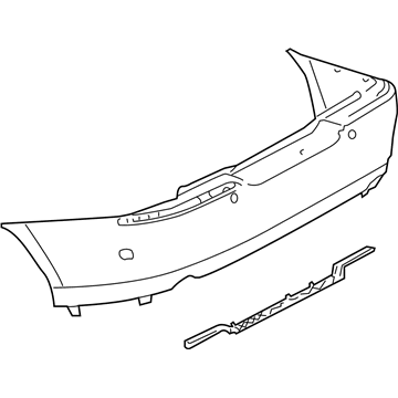 Ford 6W4Z-17K835-EA Bumper Cover
