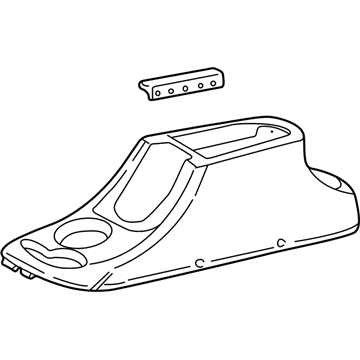 Mercury Sable Center Console Base - YF1Z5404567AAA