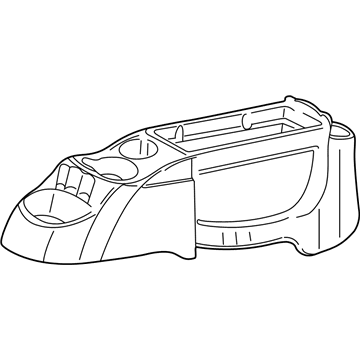 2001 Mercury Sable Center Console Base - YF1Z54045A36EAC
