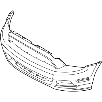 Ford DR3Z-17D957-ABPTM Bumper Cover, Front Upper