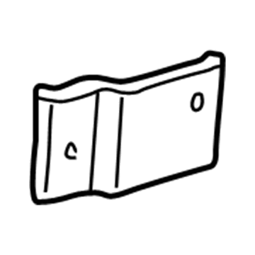 Ford F57Z-17N775-AA Frame End Cap, Front Passenger Side