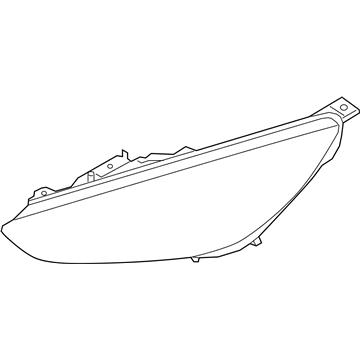 Ford F1EZ-13008-L Headlamp Assembly, Front Passenger Side