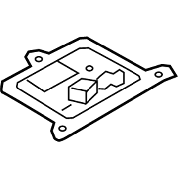 Ford F1EZ-13C170-A Control Module, Front
