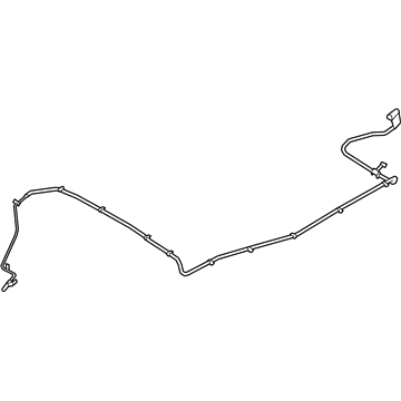 Ford Crankcase Breather Hose - JL3Z-5J249-D