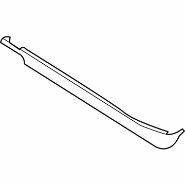 Ford ML3Z-1825596-B Belt Molding, Rear Passenger Side