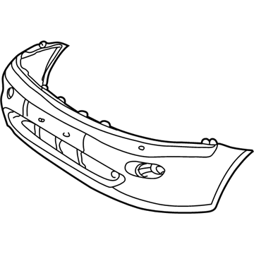 Ford Focus Bumper - 1S4Z-17D957-BAA