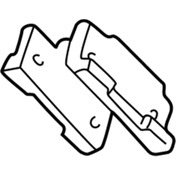 2004 Ford Explorer Sport Trac Leaf Spring Shackle - 3L2Z-5775-AB