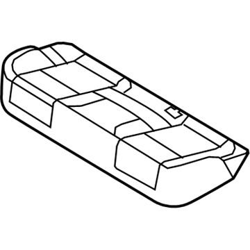 Ford 8A5Z-5463804-CA Cushion Cover, Camel, Rear