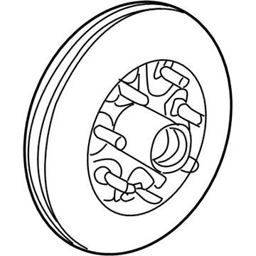 Ford 2U2Z-1V102-AC Front Hub