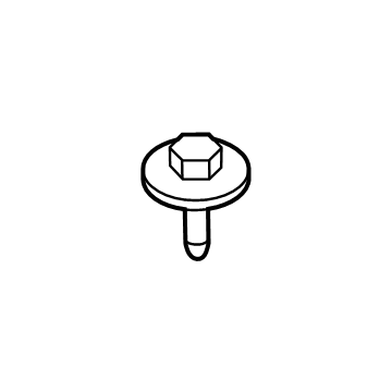 Ford -W703277-S900 Headlamp Assembly Retainer Screw