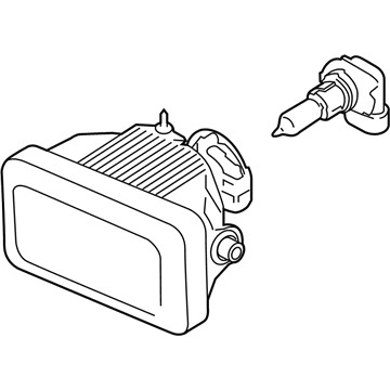 Ford Fog Light Lens - FL3Z-15201-C