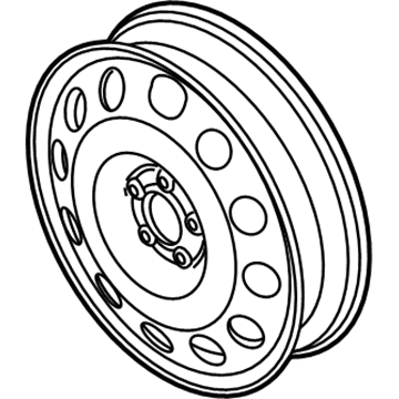 Ford 4R3Z-1007-GA Wheel Assembly