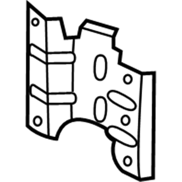 Ford XL3Z-17B984-AA Bumper Mount Plate