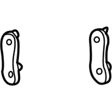 Ford F65Z-17C886-AA Bumper Stud Plate