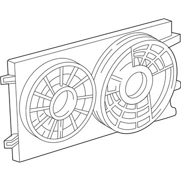 Mercury Cooling Fan Assembly - 5F2Z-8C607-CB