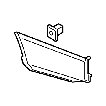 Ford ML3Z-99292A22-AAPTM Rear Deflector, Passenger Side