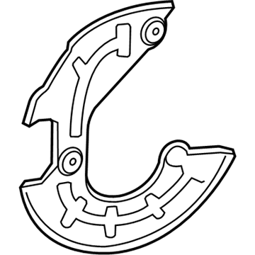 Ford DR3Z-2K005-A Splash Shield, Driver Side
