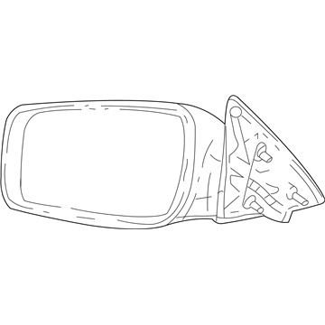 2004 Lincoln LS Car Mirror - 6W4Z-17682-AAA