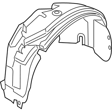 Lincoln DP5Z-16103-A Fender Liner