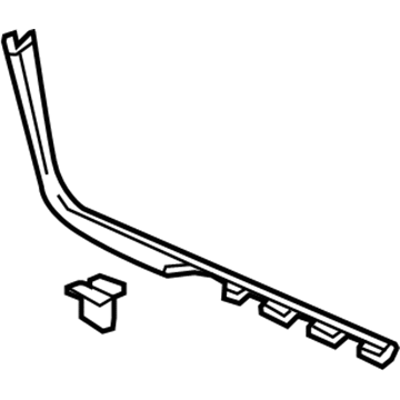 Lincoln DE9Z-74061A17-AA Upper Trim